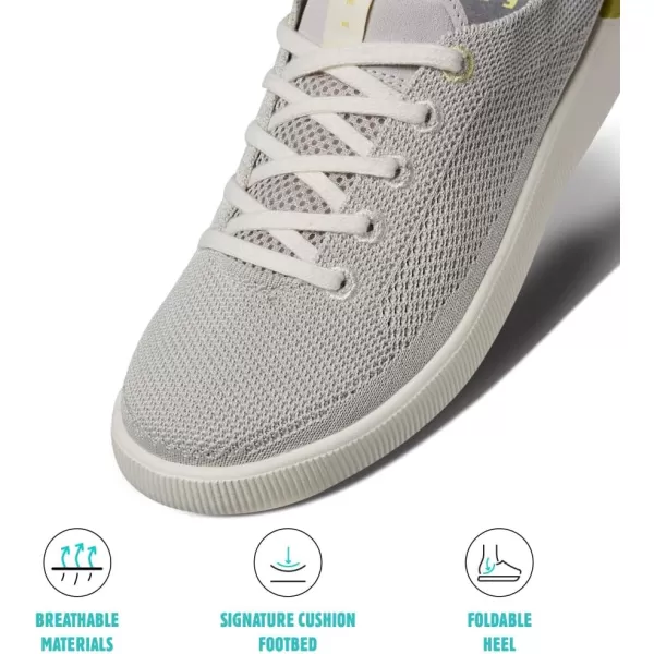 imageREEF Neptune Womens Shoe Lightweight ampamp Breathable Stretch Knit Upper Soft Cushion FootbedFog