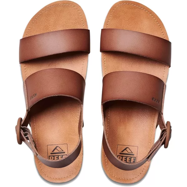 imageREEF Vista Hi Buckle Womens Platform Fashion Sandal Arch Support Ultra Soft Cushion FootbedEspresso