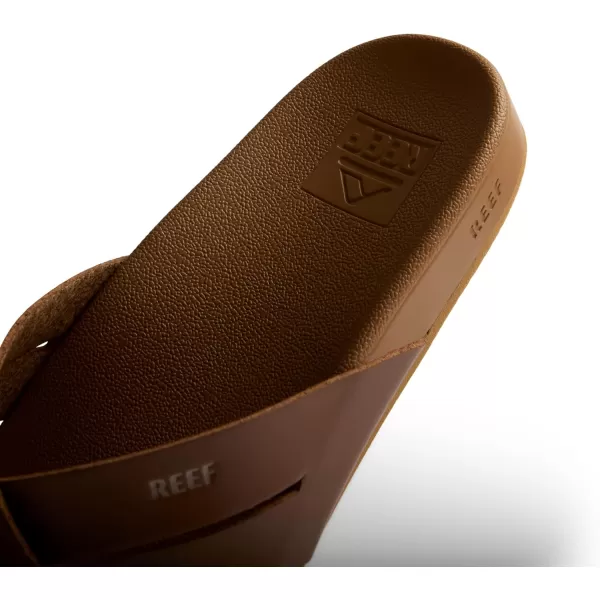imageREEF Womens Cushion Spring Bloom Slide SandalChocolate