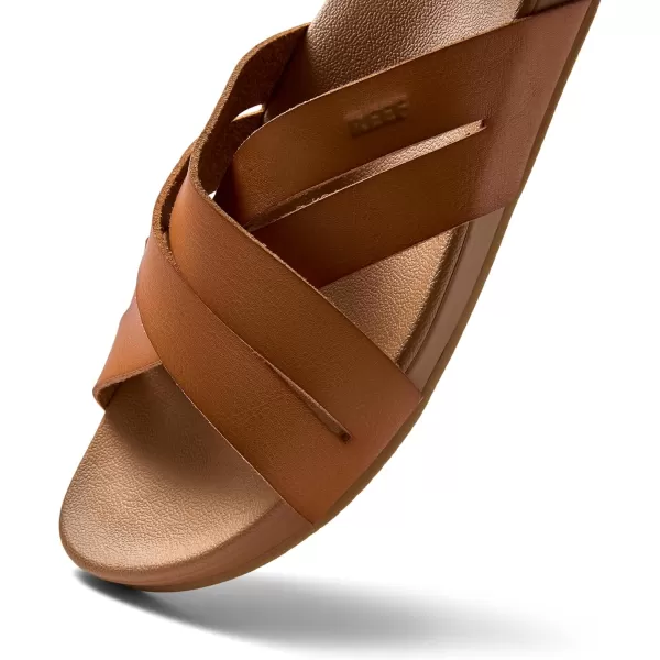 imageREEF Womens Cushion Spring Bloom Slide SandalNatural