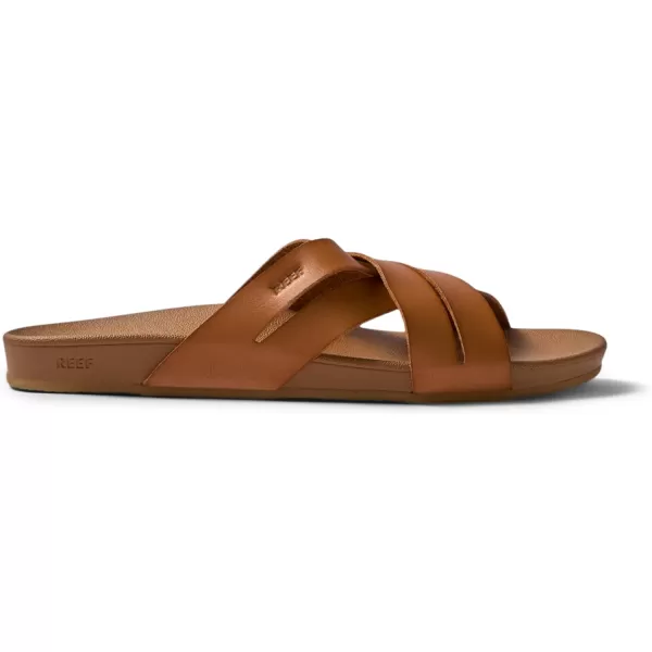 imageREEF Womens Cushion Spring Bloom Slide SandalNatural