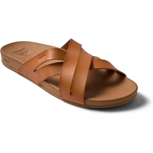 imageREEF Womens Cushion Spring Bloom Slide SandalNatural