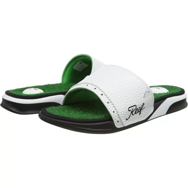 imageReef Mens Mulligan Slide SandalGreen