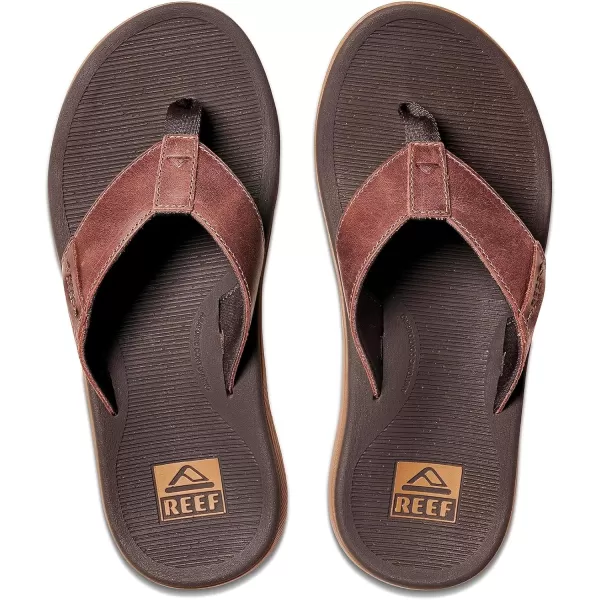 imageReef Mens Santa Ana Le Flip FlopBrown