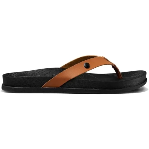 imageReef Womens Cushion Porto Cruz SandalBlackCognac