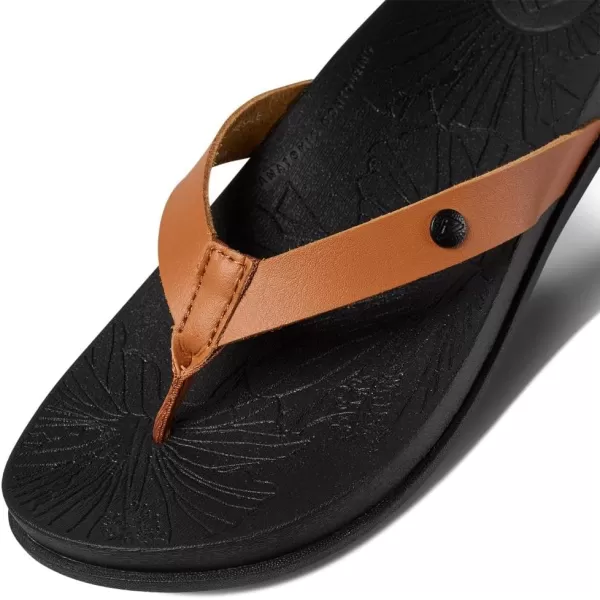 imageReef Womens Cushion Porto Cruz SandalBlackCognac