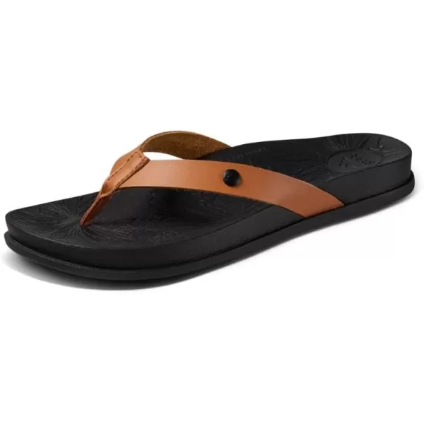 imageReef Womens Cushion Porto Cruz SandalBlackCognac