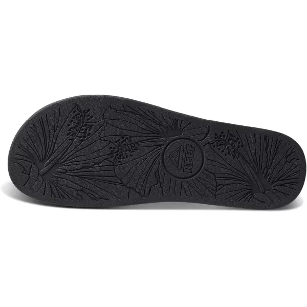 imageReef Womens Cushion Vera Cruz Slide SandalBlack Night