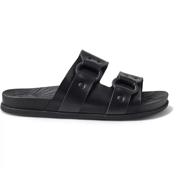 imageReef Womens Cushion Vera Cruz Slide SandalBlack Night