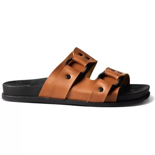 imageReef Womens Cushion Vera Cruz Slide SandalBlackCognac