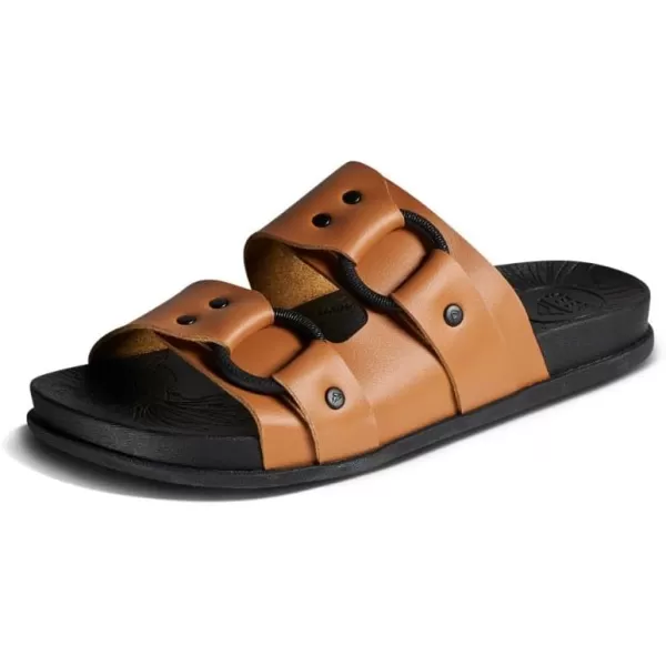 imageReef Womens Cushion Vera Cruz Slide SandalBlackCognac