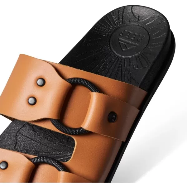 imageReef Womens Cushion Vera Cruz Slide SandalBlackCognac
