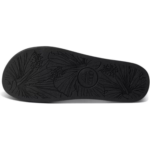 imageReef Womens Cushion Vera Cruz Slide SandalBlackCognac