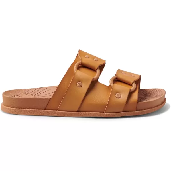 imageReef Womens Cushion Vera Cruz Slide SandalNatural