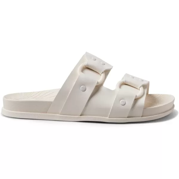imageReef Womens Cushion Vera Cruz Slide SandalWhisper White