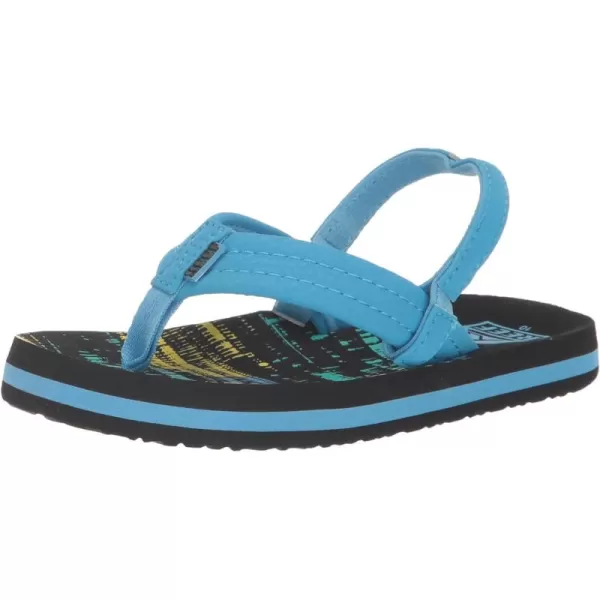 imageREEF Little Ahi UnisexChild Beach Flip Flop Soft Cushion Footbed Water Friendly Backstrap80s Tread