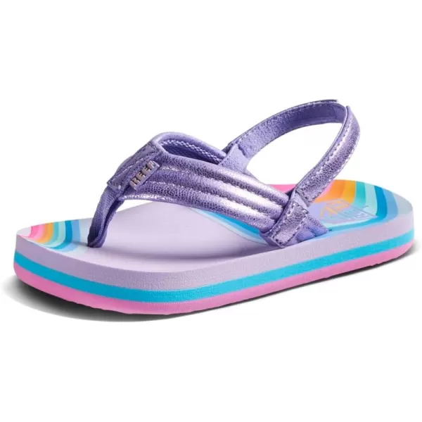 imageREEF Little Ahi UnisexChild Beach Flip Flop Soft Cushion Footbed Water Friendly BackstrapCandyland