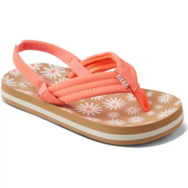imageREEF Little Ahi UnisexChild Beach Flip Flop Soft Cushion Footbed Water Friendly BackstrapDaisy