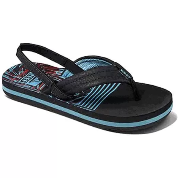 imageREEF Little Ahi UnisexChild Beach Flip Flop Soft Cushion Footbed Water Friendly BackstrapTropical Dream