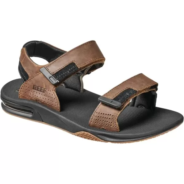 imageReef Mens Fanning Baja Le Sport SandalBlackBrown