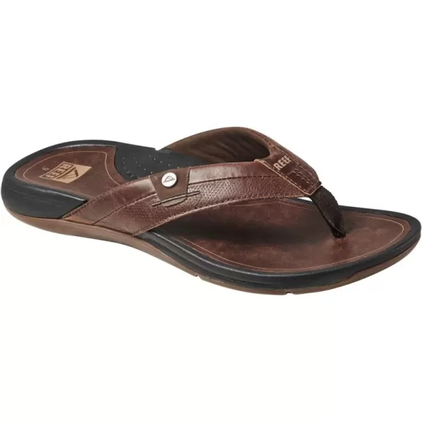 imageReef Mens Pacific Leather SandalDark Brown