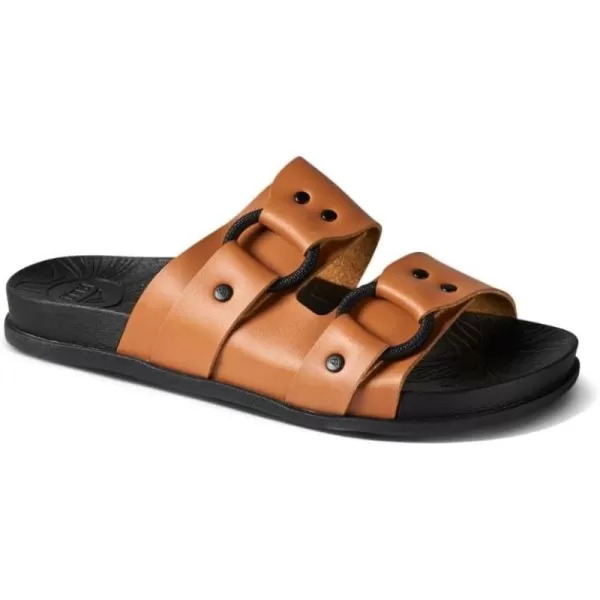 imageReef Womens Cushion Vera Cruz Slide SandalBlackCognac