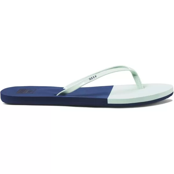 imageREEF Bliss Nights Womens Flip Flop Super Lightweight and Soft Footbed Thin Strap Beach SandalMisty Jade