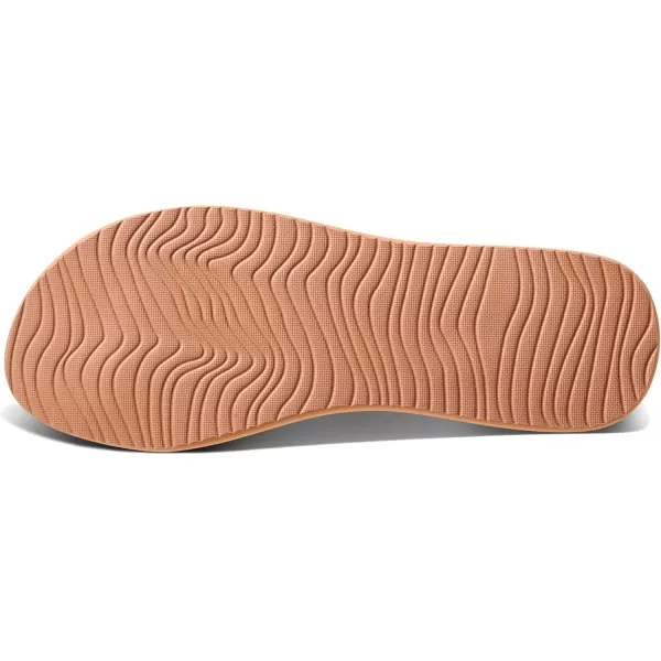 imageREEF Bliss Nights Womens Flip Flop Super Lightweight and Soft Footbed Thin Strap Beach SandalNatural Patent