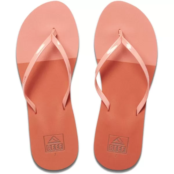 imageREEF Bliss Nights Womens Flip Flop Super Lightweight and Soft Footbed Thin Strap Beach SandalPaprika