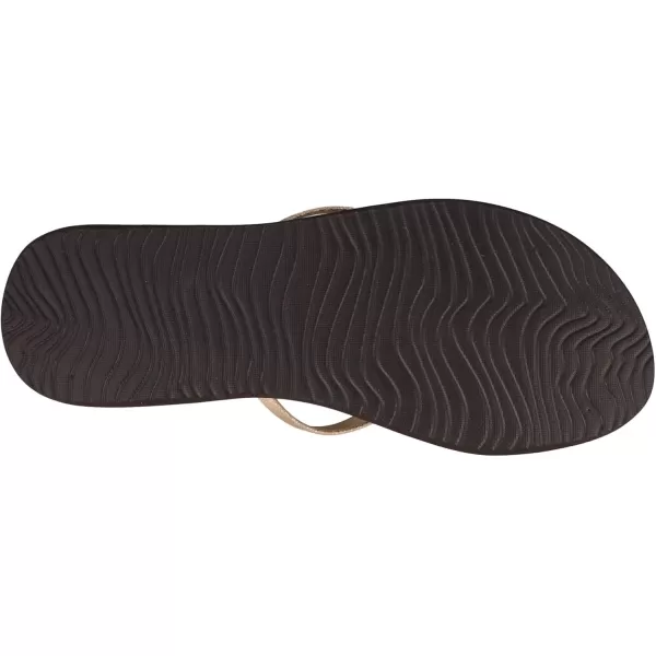 imageREEF Bliss Nights Womens Flip Flop Super Lightweight and Soft Footbed Thin Strap Beach SandalRose Gold
