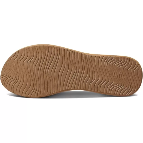 imageREEF Bliss Nights Womens Flip Flop Super Lightweight and Soft Footbed Thin Strap Beach SandalTanChampagne