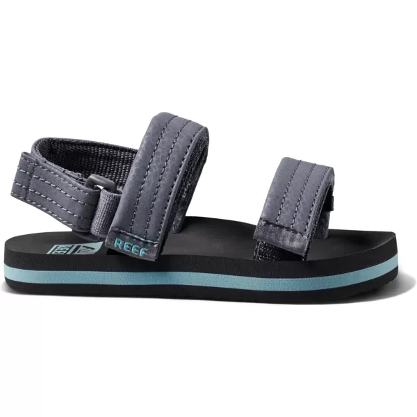 imageREEF Boys Kids Ahi Convertible Sport SandalGreyAquifer