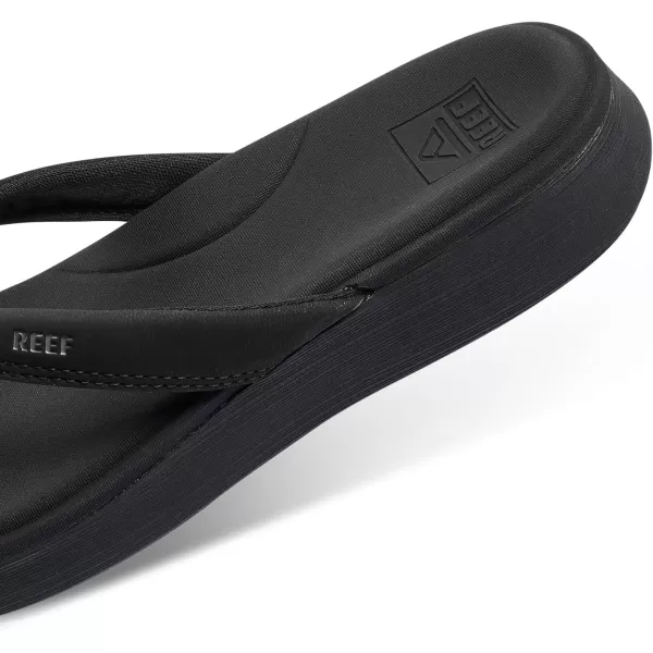 imageREEF Cushion Cloud Womens Flip Flop Super Soft Molded Footbed Arch SupportBlack