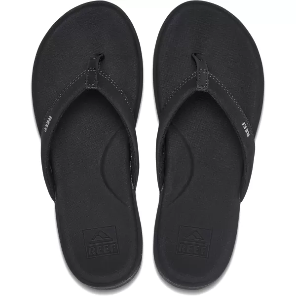 imageREEF Cushion Cloud Womens Flip Flop Super Soft Molded Footbed Arch SupportBlack