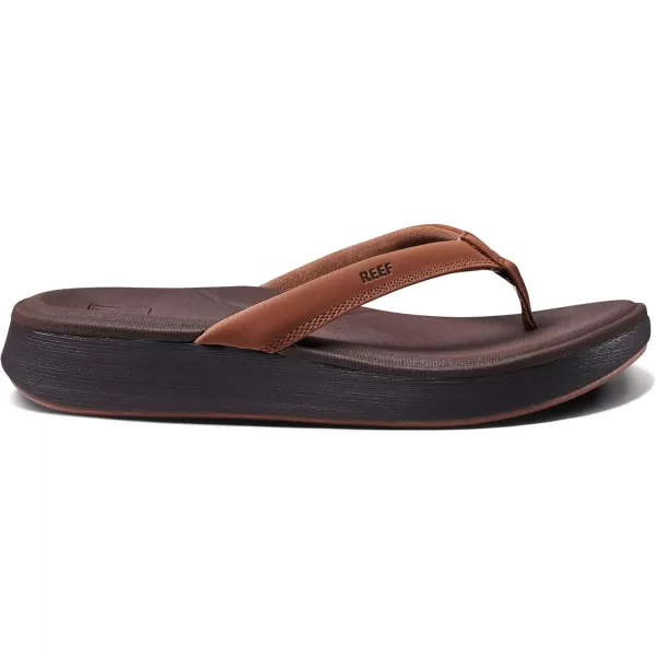 imageREEF Cushion Cloud Womens Flip Flop Super Soft Molded Footbed Arch SupportEspresso