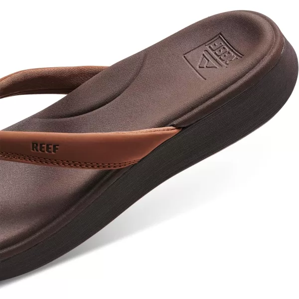 imageREEF Cushion Cloud Womens Flip Flop Super Soft Molded Footbed Arch SupportEspresso