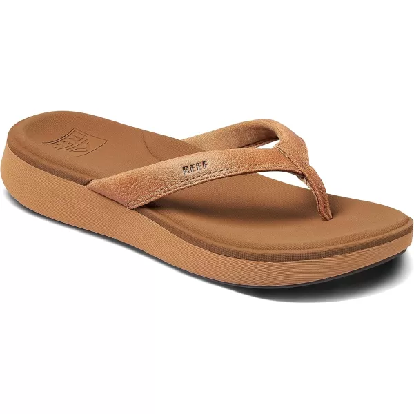 imageREEF Cushion Cloud Womens Flip Flop Super Soft Molded Footbed Arch SupportNatural