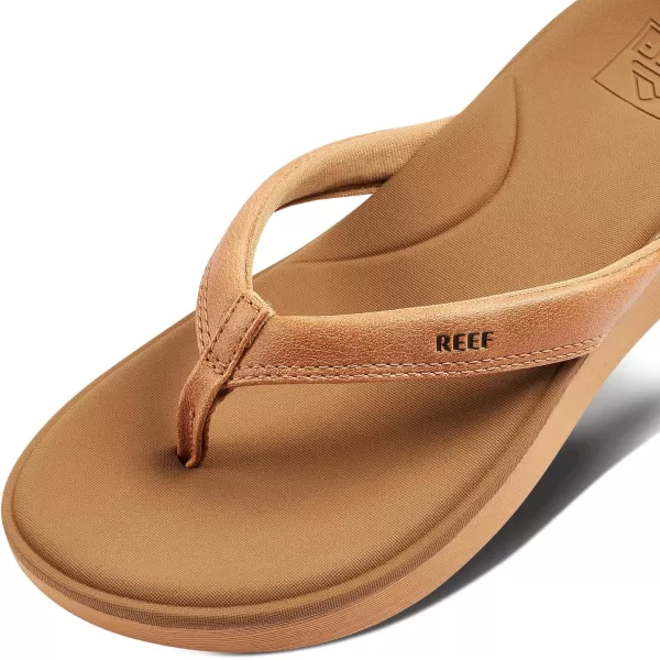 imageREEF Cushion Cloud Womens Flip Flop Super Soft Molded Footbed Arch SupportNatural