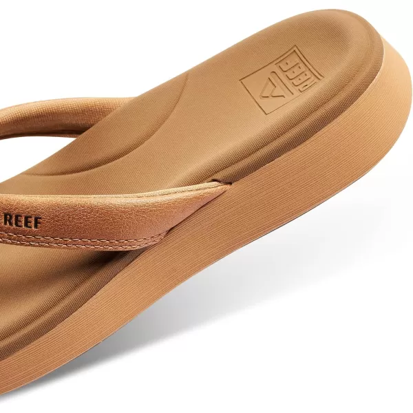 imageREEF Cushion Cloud Womens Flip Flop Super Soft Molded Footbed Arch SupportNatural