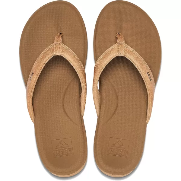 imageREEF Cushion Cloud Womens Flip Flop Super Soft Molded Footbed Arch SupportNatural