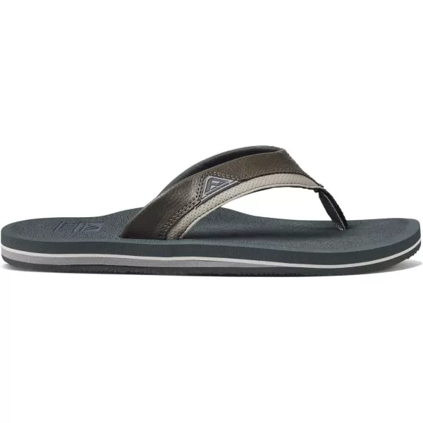 imageREEF Cushion Dawn Mens Flip Flop Instant Comfort Ultra Soft FootbedGrey