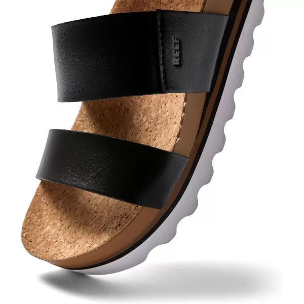 imageREEF Cushion Vista Hi Womens Platform Fashion Sandal Arch Support Ultra Soft Cushion FootbedBlack