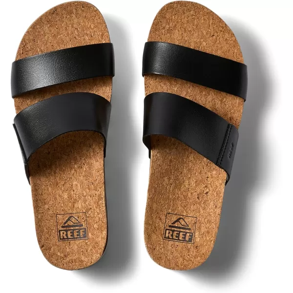 imageREEF Cushion Vista Hi Womens Platform Fashion Sandal Arch Support Ultra Soft Cushion FootbedBlack