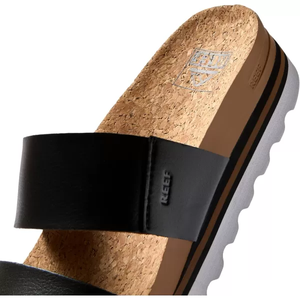imageREEF Cushion Vista Hi Womens Platform Fashion Sandal Arch Support Ultra Soft Cushion FootbedBlack