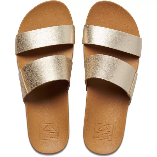 imageREEF Cushion Vista Hi Womens Platform Fashion Sandal Arch Support Ultra Soft Cushion FootbedChampagne
