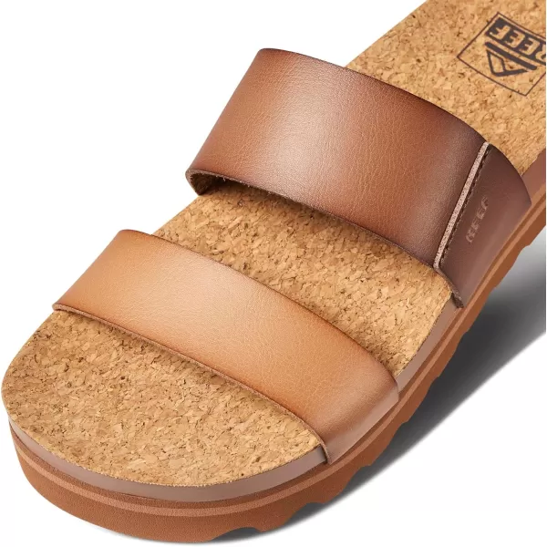 imageREEF Cushion Vista Hi Womens Platform Fashion Sandal Arch Support Ultra Soft Cushion FootbedEspresso Duo
