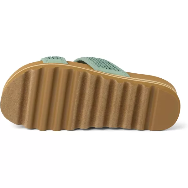 imageREEF Cushion Vista Hi Womens Platform Fashion Sandal Arch Support Ultra Soft Cushion FootbedFrosty Raffia