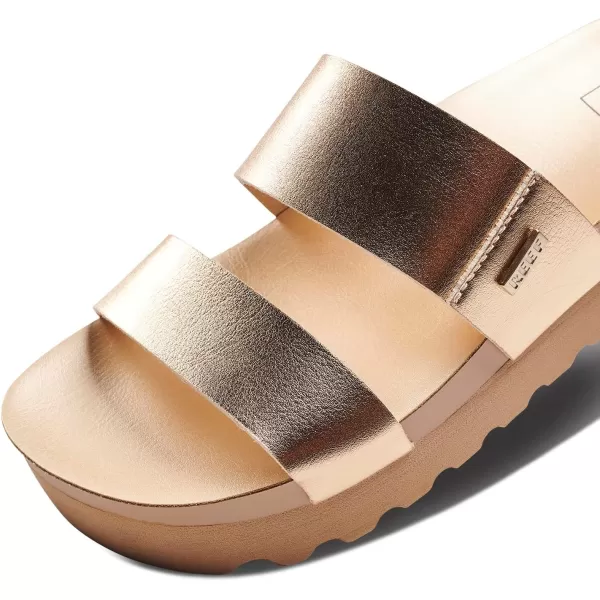imageREEF Cushion Vista Hi Womens Platform Fashion Sandal Arch Support Ultra Soft Cushion FootbedGolden Hour