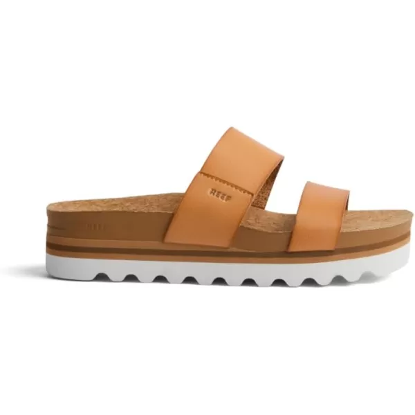 imageREEF Cushion Vista Hi Womens Platform Fashion Sandal Arch Support Ultra Soft Cushion FootbedNatural