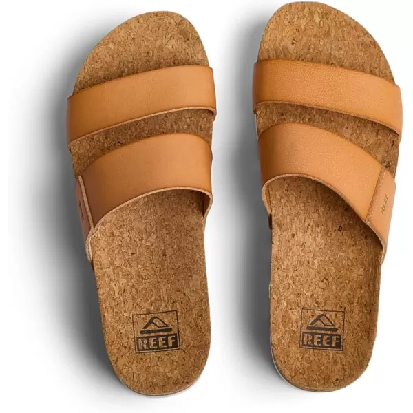 imageREEF Cushion Vista Hi Womens Platform Fashion Sandal Arch Support Ultra Soft Cushion FootbedNatural